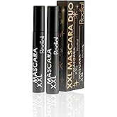 Rodial XXL Mascara Duo Kit - Holiday Gift Set With 2 Volumizing Black Mascaras, Long-Wear Conditioning Formula With Beeswax, Carnauba Wax & Collagen