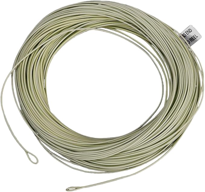 Generic WF6/7/8 Floating Fly Line & Sinking Tip 100FT Moss