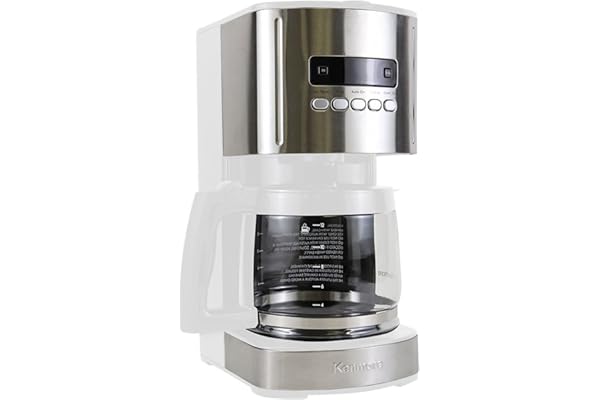 Kenmore Coffee Maker 12 cup Drip Coffee Machine Programmable Aroma Control Glass Carafe Reusable Filter Timer Digital Display