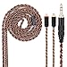 KBEAR MMCX 8 Core Earphone Cable Upgraded Single Crystal Copper and Silver Plated Copper Hybrid Braided Earphone Replacement Wire for Shure SE846 SE535 SE215 SE315 SE425 TIN T2 T3 P1 T4 (MMCX 3.5mm)