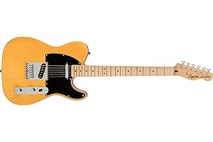 FENDER Squier Affinity Series Telecaster Electric Guitar, with 2-Year Warranty, Butterscotch Blonde, Maple Fingerboard