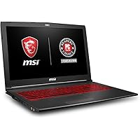 MSI GV62 8RD-200 15.6" Full HD Performance Gaming Laptop PC i5-8300H, GTX 1050Ti 4G, 8GB RAM, 16GB Intel Optane Memory + 1TB HDD, Win 10 64 bit, Black, Steelseries Red Backlit  Keys