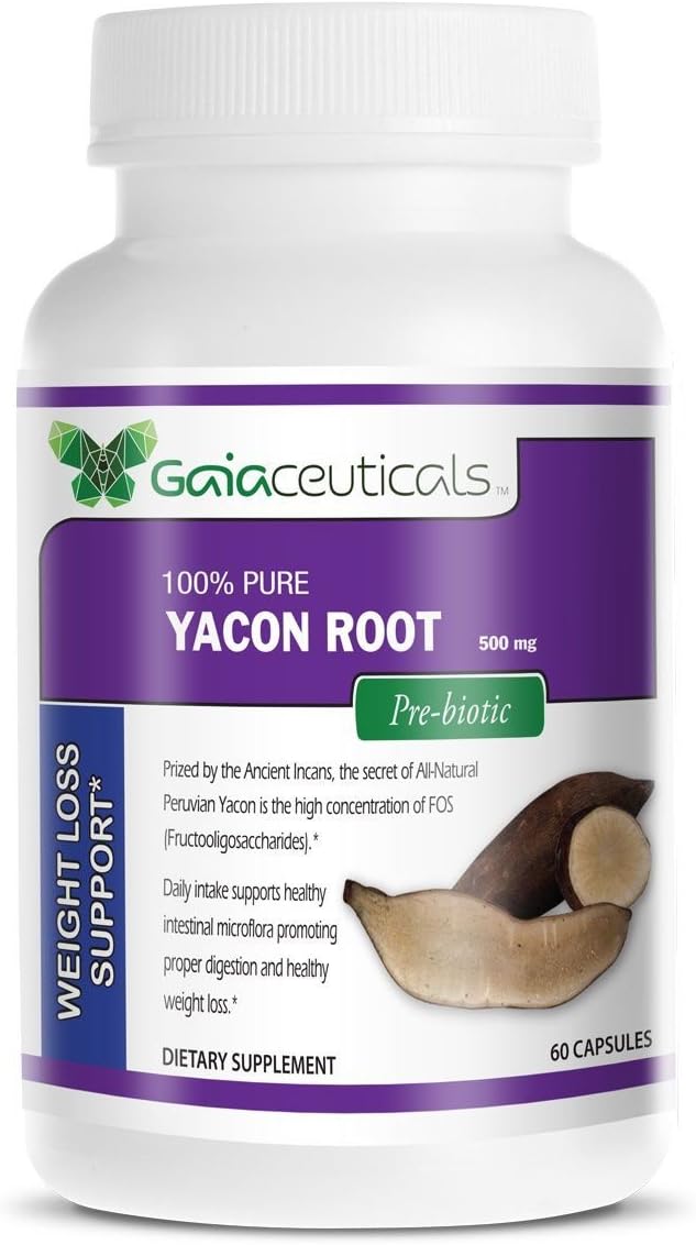 100% Pure Yacon Root :: All-Natural Weight Loss and Appetite Suppression :: Pre-biotic High in FOS :: 1-Month Supply