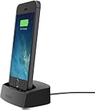 Mophie Lightning Desktop Charging Dock for iPhone 6s / 6 / 5s / 5c / 5 - Black (compatible with most phone cases)