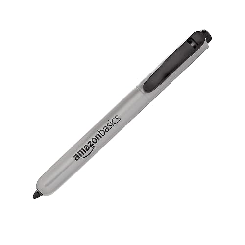 Amazon Basics Retractable Permanent Markers, Quick Drying Fade ...
