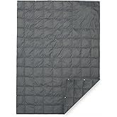 ROCK CLOUD Packable Camping Blanket Ultralight Outdoor Blankets Stadium for Hiking Camp Travel Outside Sports, Grey