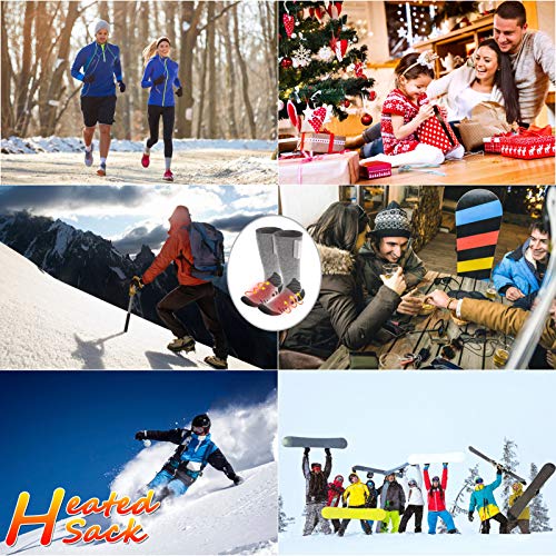 PROSmart Verwarmde sokken, elektrische verwarmingssokken met 3 standen, instelbare temperatuur, verwarmde sokken… - Image 8