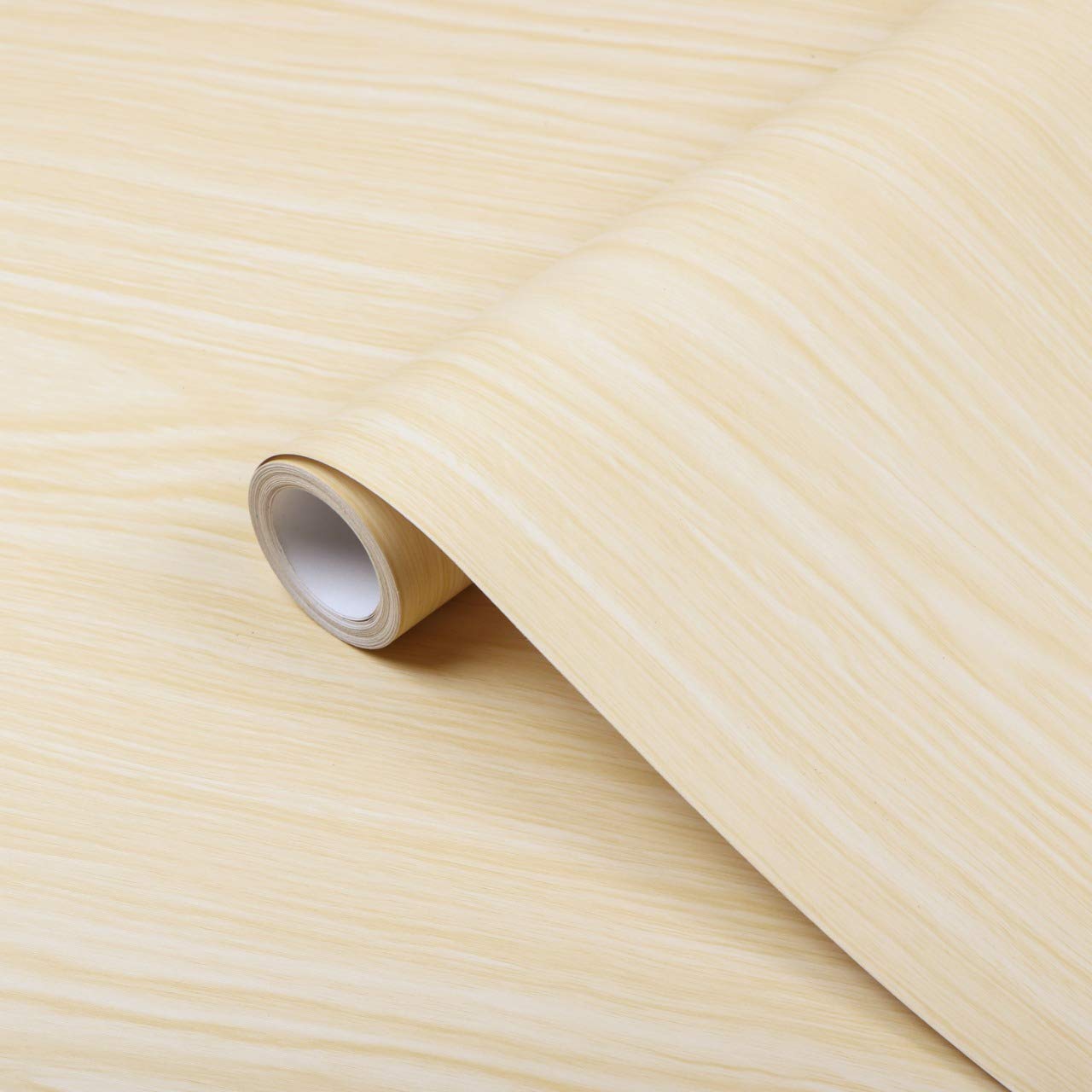 Cvanu Self Adhesive Wood Grain Wallpaper Waterproof Old Furniture