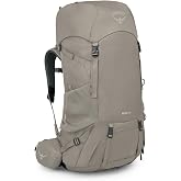 Osprey Renn 65L Women's Backpacking Backpack, Gray OS | hiking pack, camping gear, overnight trail pack, Gray color, OS size