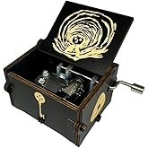 Youtang Coraline Music Box Engraved Wooden Gifts Mini Musical Box Play Can Can - Orpheus in The Underworld for Birthday/Anniv