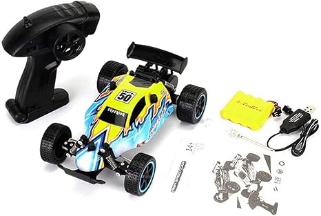 Amazon Co Jp 2 4ghzラジコン4輪駆動rcカーオフロード独立懸架充電式バッテリービッグフットモンスターバギーバースデープレゼント子供用 ホーム キッチン