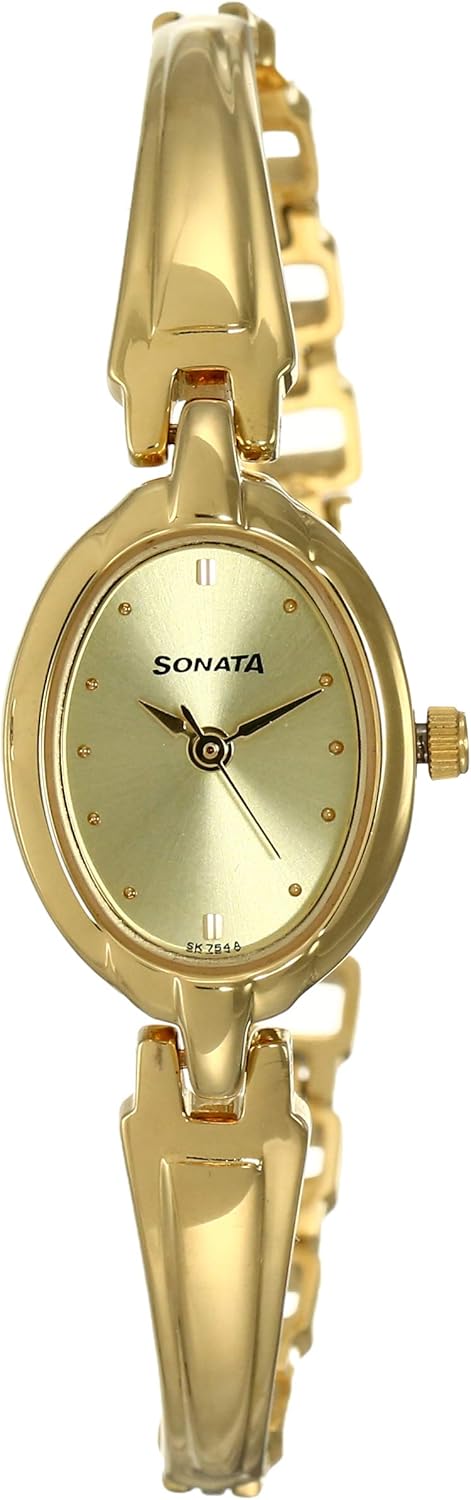 sonata watches golden