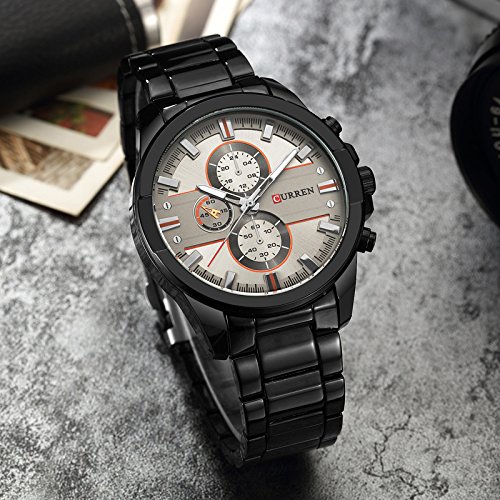 Relojes de Pulsera de Acero para Hombre, Estilo Casual, Resistente al Agua, Relojes de Cuarzo, Recarga Masculino - Imagen 4
