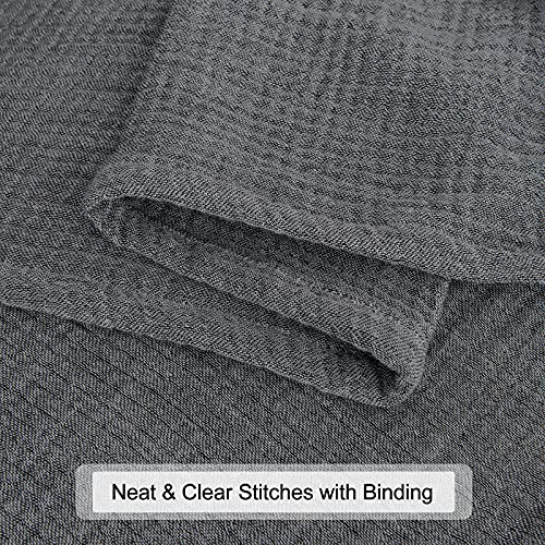 PHF 100 Cotton Muslin Blanket King Size 108" x 90", Yarn Dyed 3 Layers