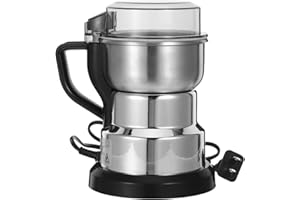 Cabilock Multifunctional Electric Grinder for Kitchen Compact Stainless Steel Mill for Grinding Flour Coffee Beans Nuts and S