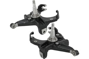 GXYWADY 2.5 Inch Front Drop Spindle Drop Kit with 1.25 Inch Rotor Replacement for Chevy C10 2wd 1973-1987