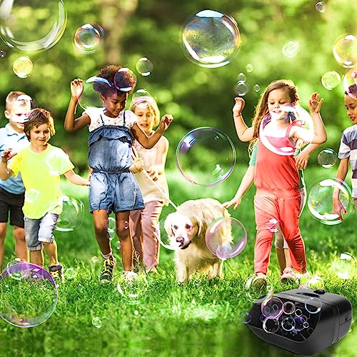 Fullware Bubble Machine, 16Wands 10000+ Bubbles Per Minute Automatic