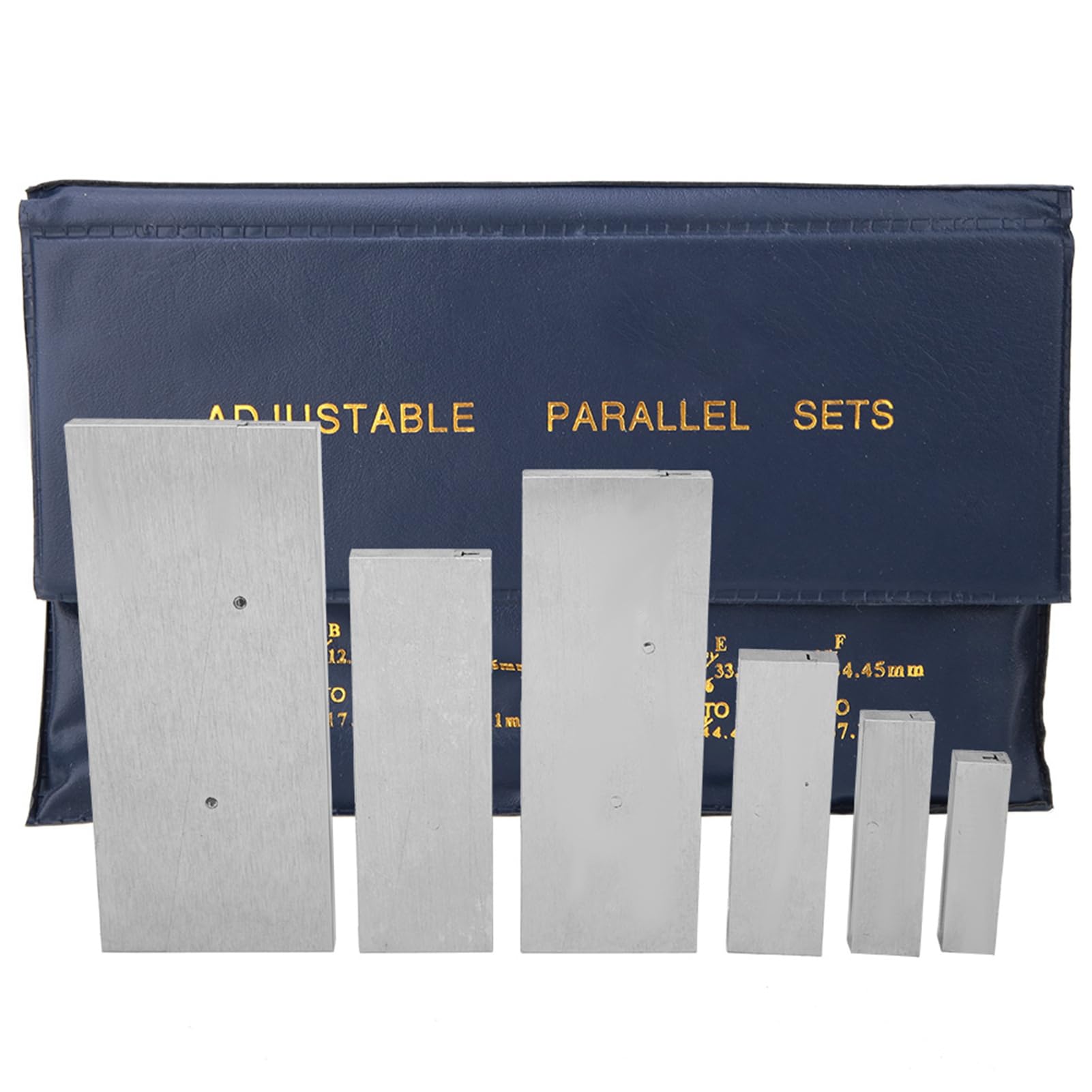 Parallel Parallel Block, Adjustable Parallels 3/8in~2-1/4in Parallel Pad Adjustment Range Steel for Accurate Measurement,Other measuring tools