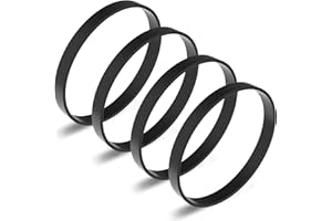 TECREDDY Vacuum Belt for Bissell Style 7/9/10 P/n3031120 PowerForce Helix Powerlifter CleanView Swivel Rewind Pet Vacuum Cleaner, Replace Part #2031093#3031123#32074 (4 Belts)