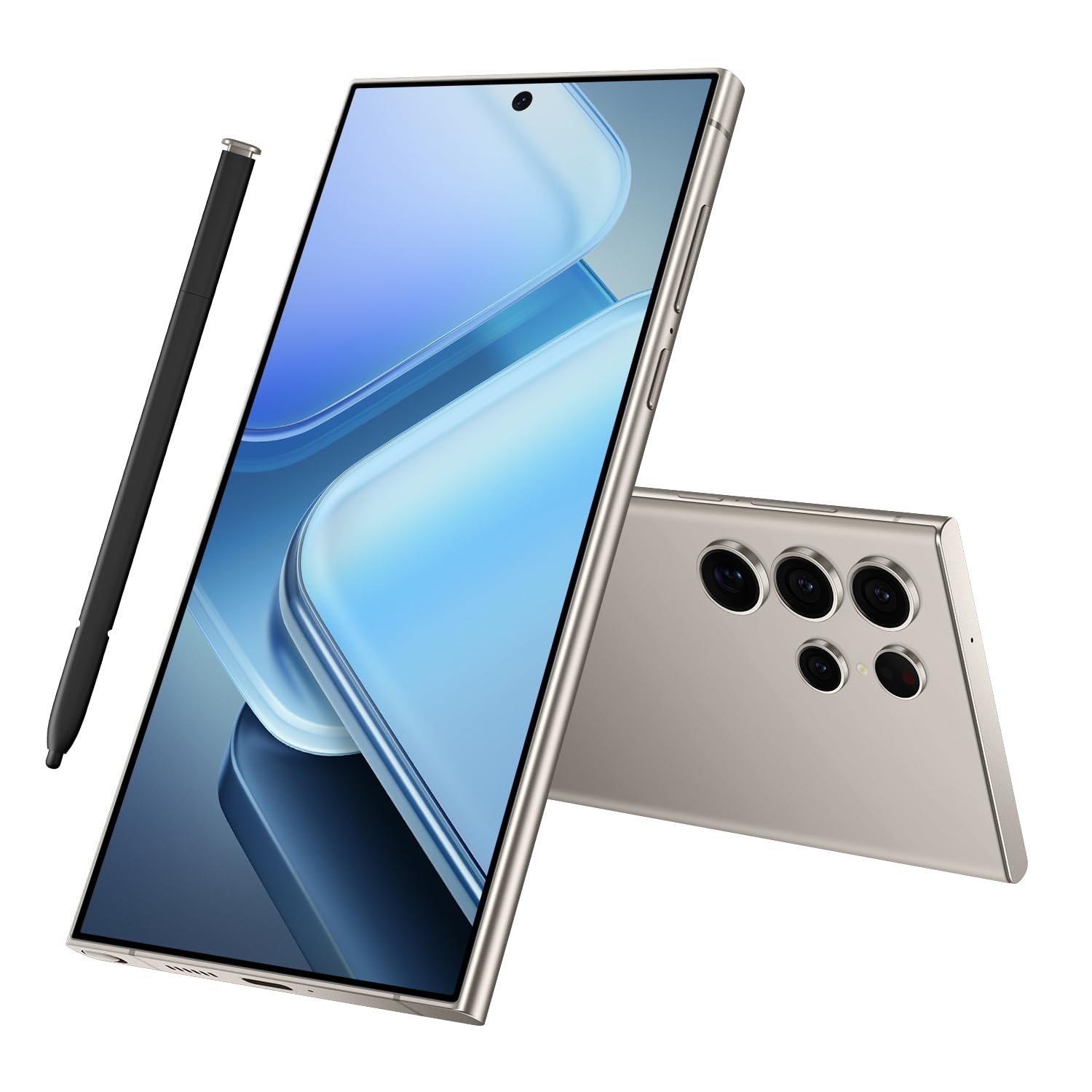Photo 1 of QPWOEIB C24 Ultra 5G Unlocked Cell Phone, 16+512GB Smartphone, Android 14.0, 48+108MP Zoom Camera, Build in Pen,Long Battery Life 6800mAh, Dual SIM, 6.8“ HD Screen,Face ID/Fingerprint Lock/GPS (Gray)