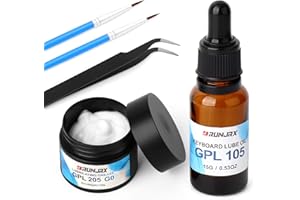 YIMAGUJRX RUNJRX Keyboard Switch Lube Grease Oil GPL 205 0.53oz and GPL 105 0.53oz for Mechanical Keyboard Springs Stabilizers and Switches