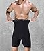 SAILORSTAR Men's High Waist Slimming Body Shaper Tummy Control Shapewear Waist Abdomen Trimming Boxer Brief (Large/ 36.22-42.13inch Waist, Black)