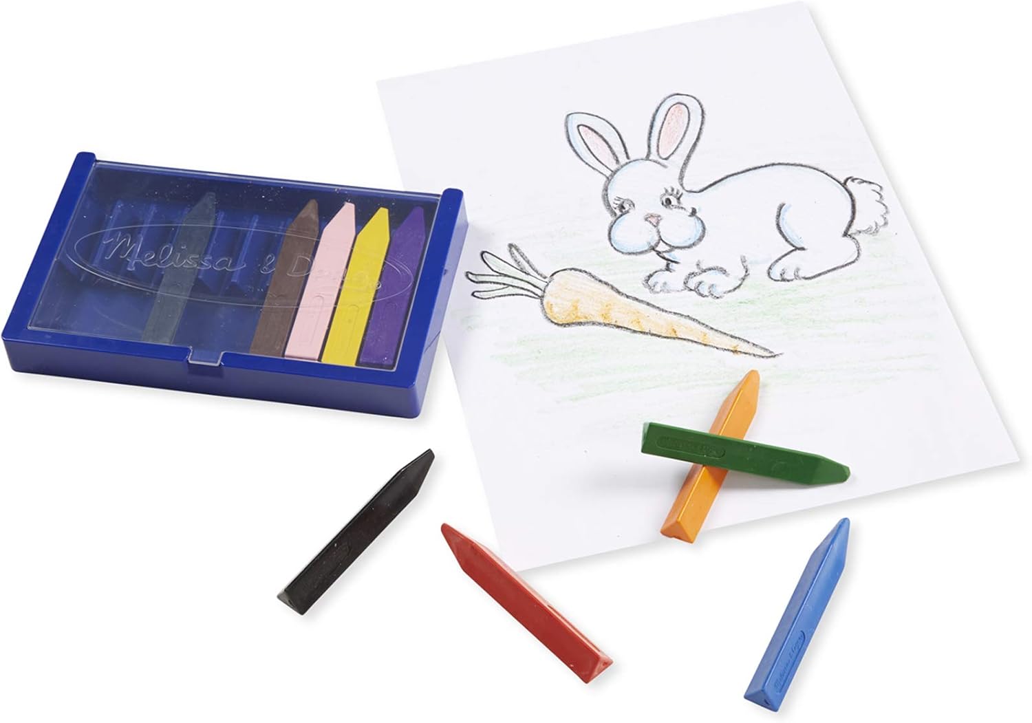 Melissa & Doug Jumbo Triangular Crayons: Melissa & Doug: Toys & Games