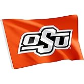 Desert Cactus Oklahoma State University OSU Flag - 3 x 5 Feet Cowboys Banner, Indoor/Outdoor Durable Fabric, 100% Polyester Design (Style K)