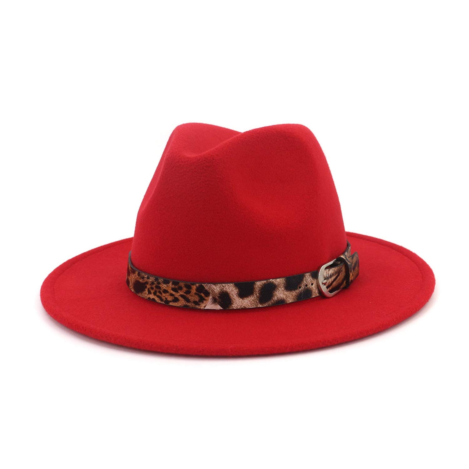 dark red fedora hat