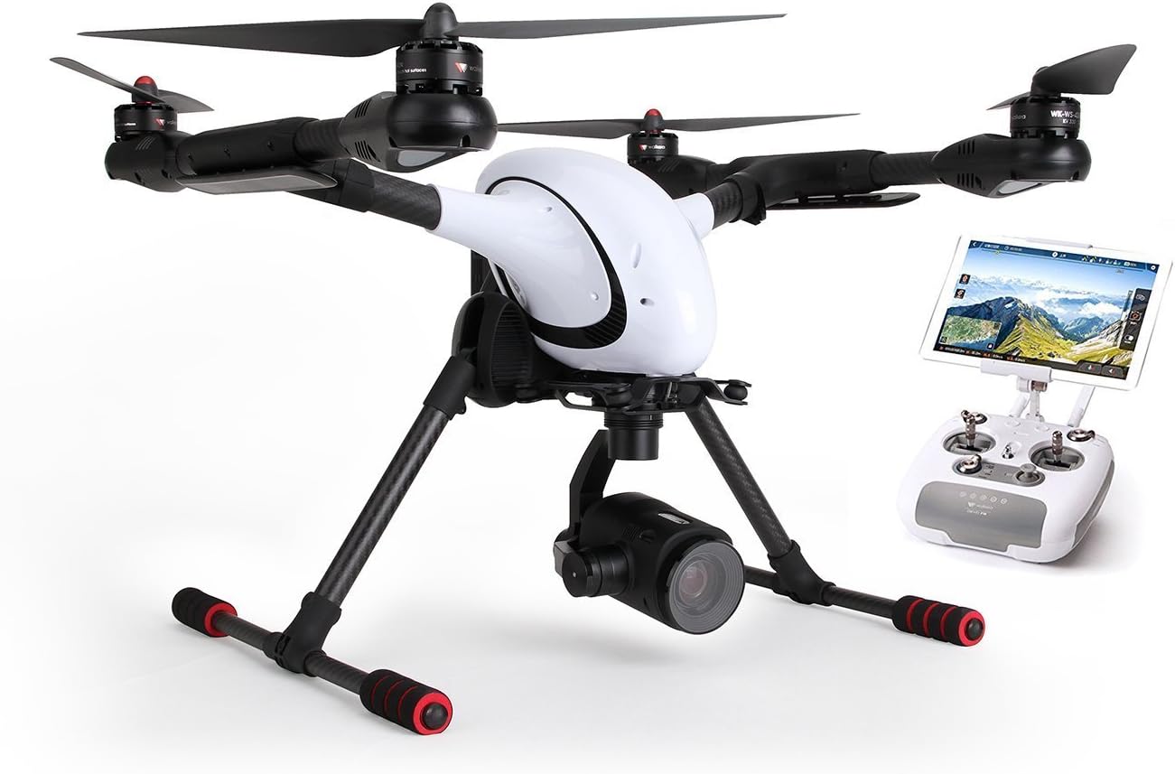 Walkera Voyager 4 The Flying Telescope RTF4 5.8Ghz 4K HD / Gimbal / 18x Optical Zoom / Real Time HD Image w/ Aluminum Carrying Case, Extra Battery, Propeller Set, & 128GB TF Card