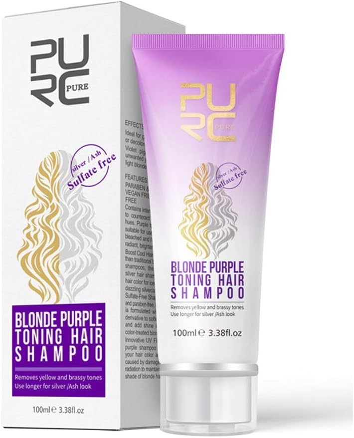 Chezaa Revitalizing Shampoo 100ml For Blonde Hair Silver & Violet Tones No Yellow Highlighted Hair