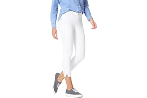 HUE Womens Ankle Slit Essential Denim CapriLeggings