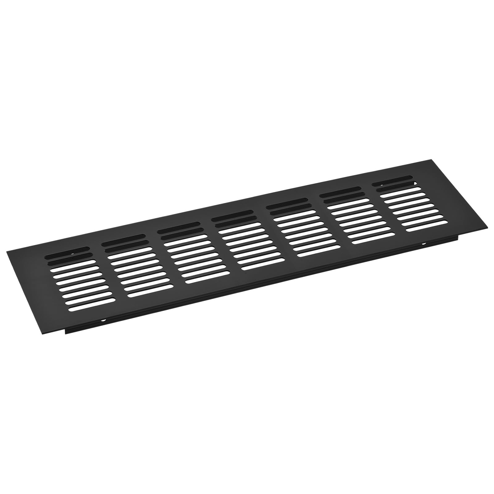 uxcell 1pcs Rectangle Ventilation Grille Aluminum Alloy Mesh Air Vent Cover Louvered Ventilation Cover for Cabinet Wardrobe Shoe Cabinet Closet, 300x80mm / 11.81"x3.15"