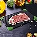 Fast Defrosting Trays Green Silicone Rubber Corner Fastest Thaw Meat or Frozen Food Safely No Need to Use Any Microwave, Hot Water, Electricity