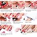 FASOTY 2800 Pieces Approx Crystal AB Flatback Nail Art Rhinestones Gems 2mm 3mm, 2 Sizes