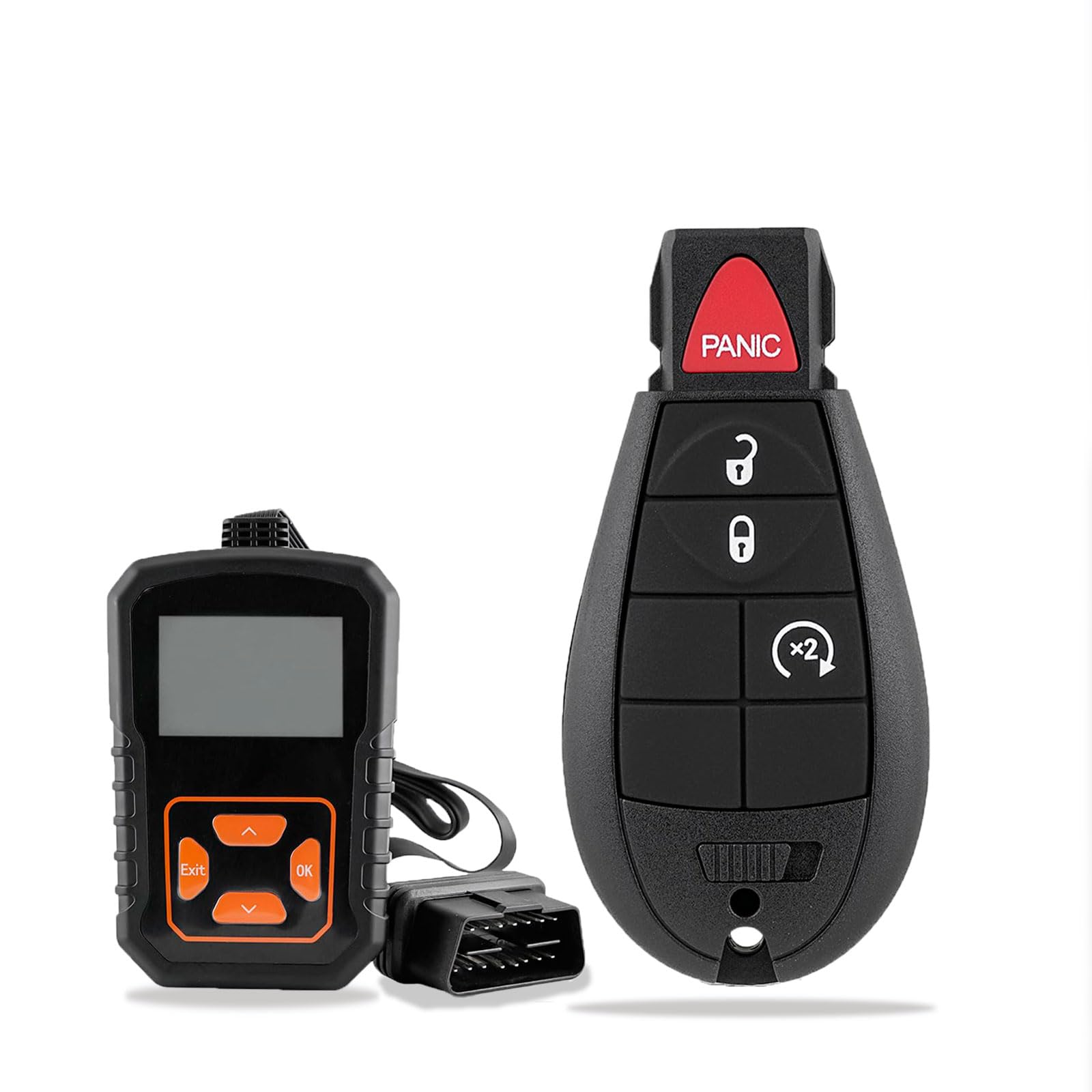 Photo 1 of Key Fob Remote Replacement Kit Fits for Dodge RAM 1500/2500/3500 2013 2014 2015 2016 2017 GQ4-53T Keyless Entry Remote Control