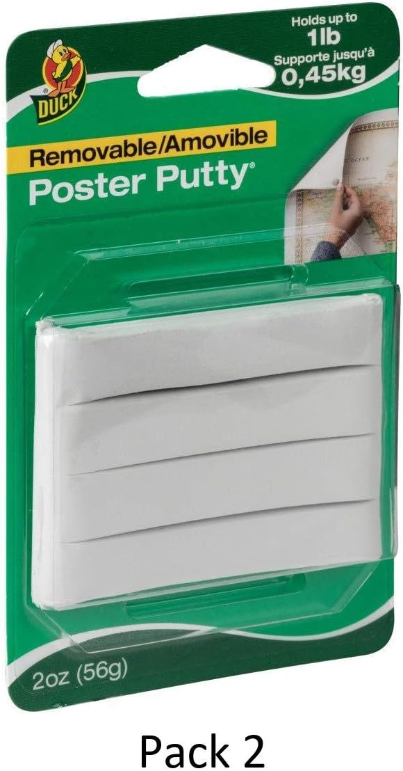 for Putty Poster Removable and Reusable Brand Duck Mounting, Edition