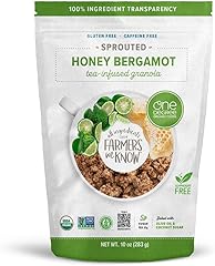 One Degree Organics Sprouted Honey Bergamot Tea-Infused Granola, 10oz