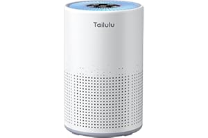 Air Purifiers for Bedroom Home Pets 1200 Ft², Tailulu H13 True HEPA Air Filter Portable Air Purifier with 12dB Sleep Mode, Speed Control, Timer, Quiet Air Cleaner For Odor Dust Smoke Pollen AP050