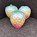Mchoice 1PC Rainbow Strawberry Squishy Super Jumbo Scented Slow Rising Rare Fun Toy