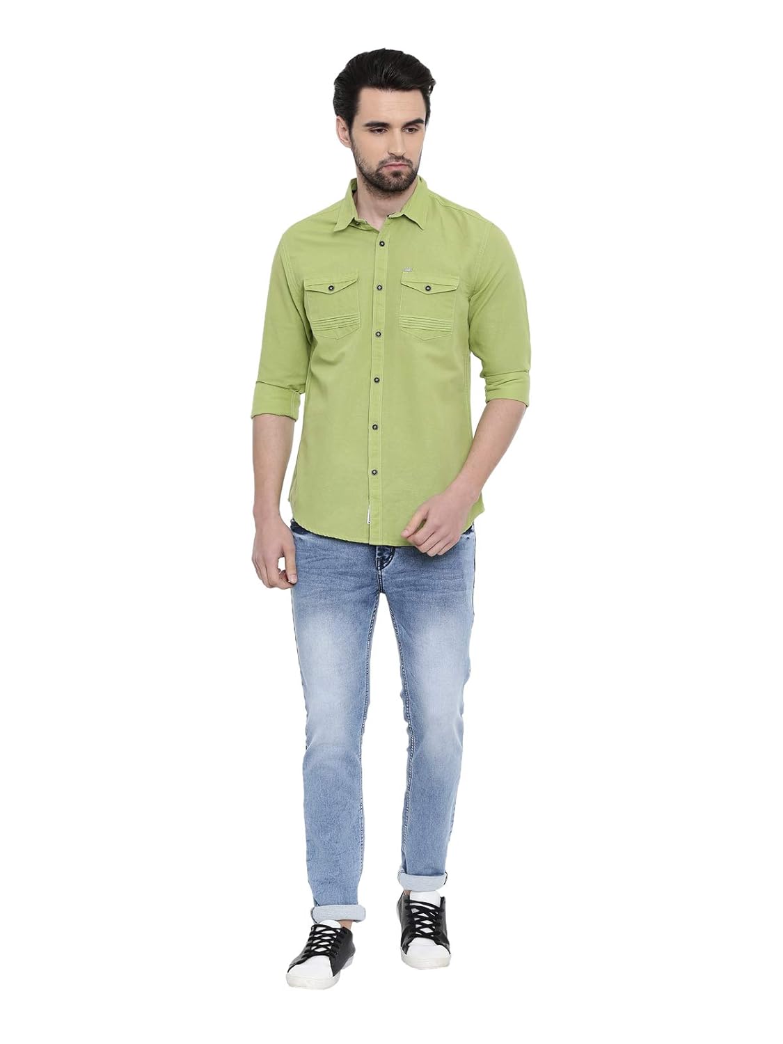 branded style double pocket