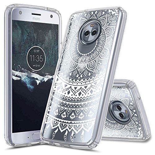 Moto x4 case, moto x4 2017 case, rosebono slim scratch-…
