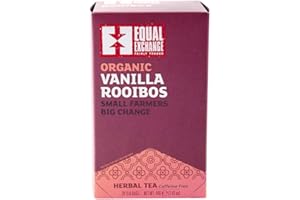 Equal Exchange Organic Vanilla Rooibos Tea, 20-Count