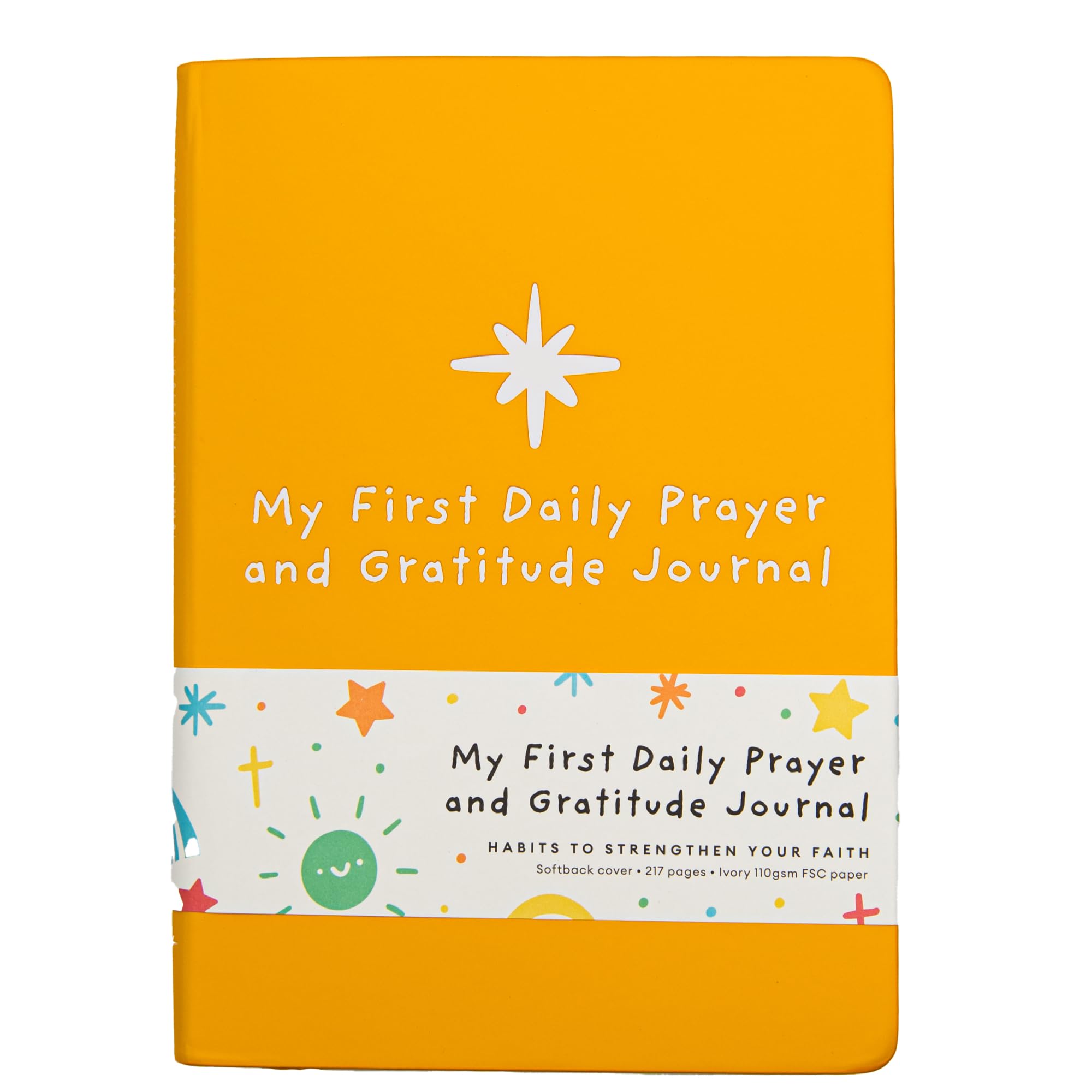 Christian Journal Co Children's Daily Prayer & Gratitude Journal - 6 Months/215 page | Undated Design | First Religious Diary Book | Helps Grow Faith, Good Habits & Positivity | Great Religious Gift