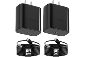 Samsung Super Fast Charger, 45W USB-C Super Fast Charging Wall Charger & 10ft C Cable for Samsung Galaxy S26 Ultra/S26/S26+/S