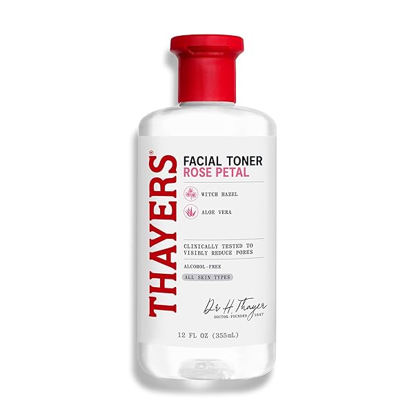 THAYERS ALCOHOL-FREE ROSE PETAL WITCH HAZEL FACIAL TONER...