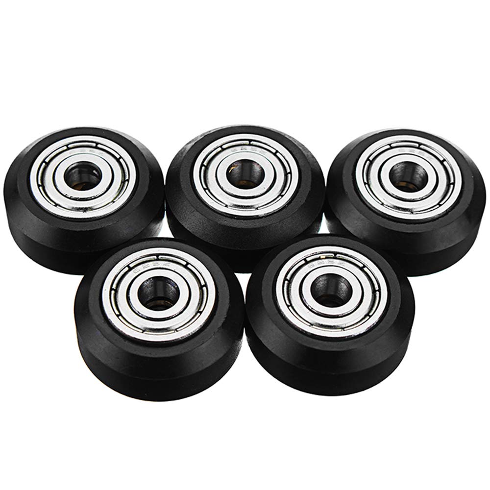 Black Solid POM V Wheel Kit(Big Wheel) for Vslot Delrin Precise Linear