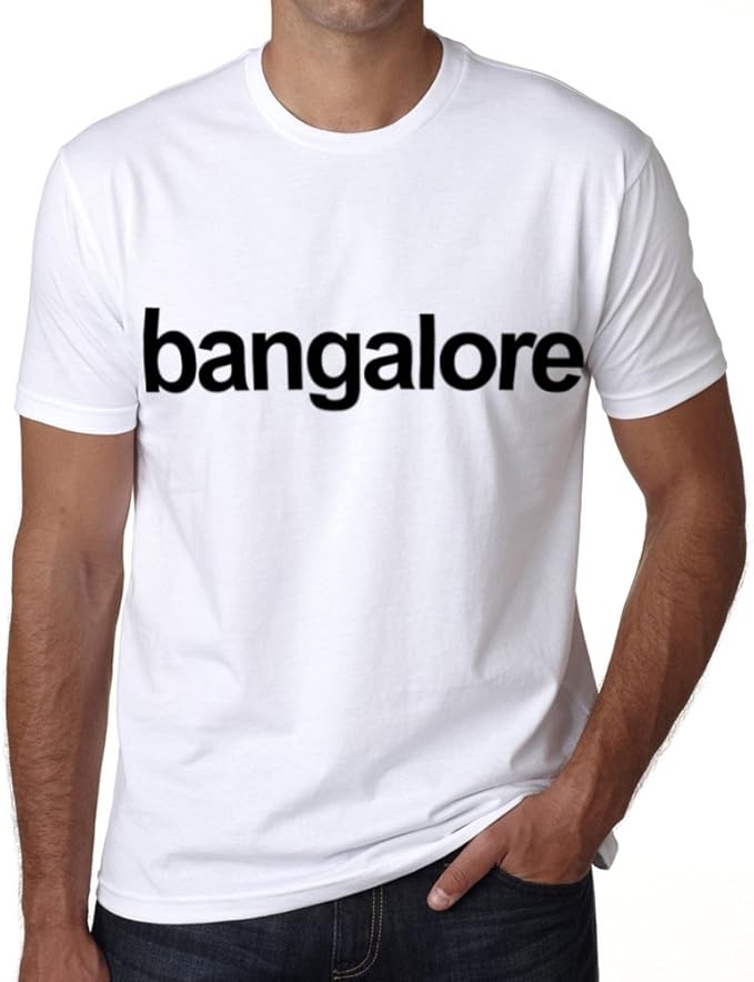 Teeshirtee Bangalore Men's Short Sleeve Rounded Neck T