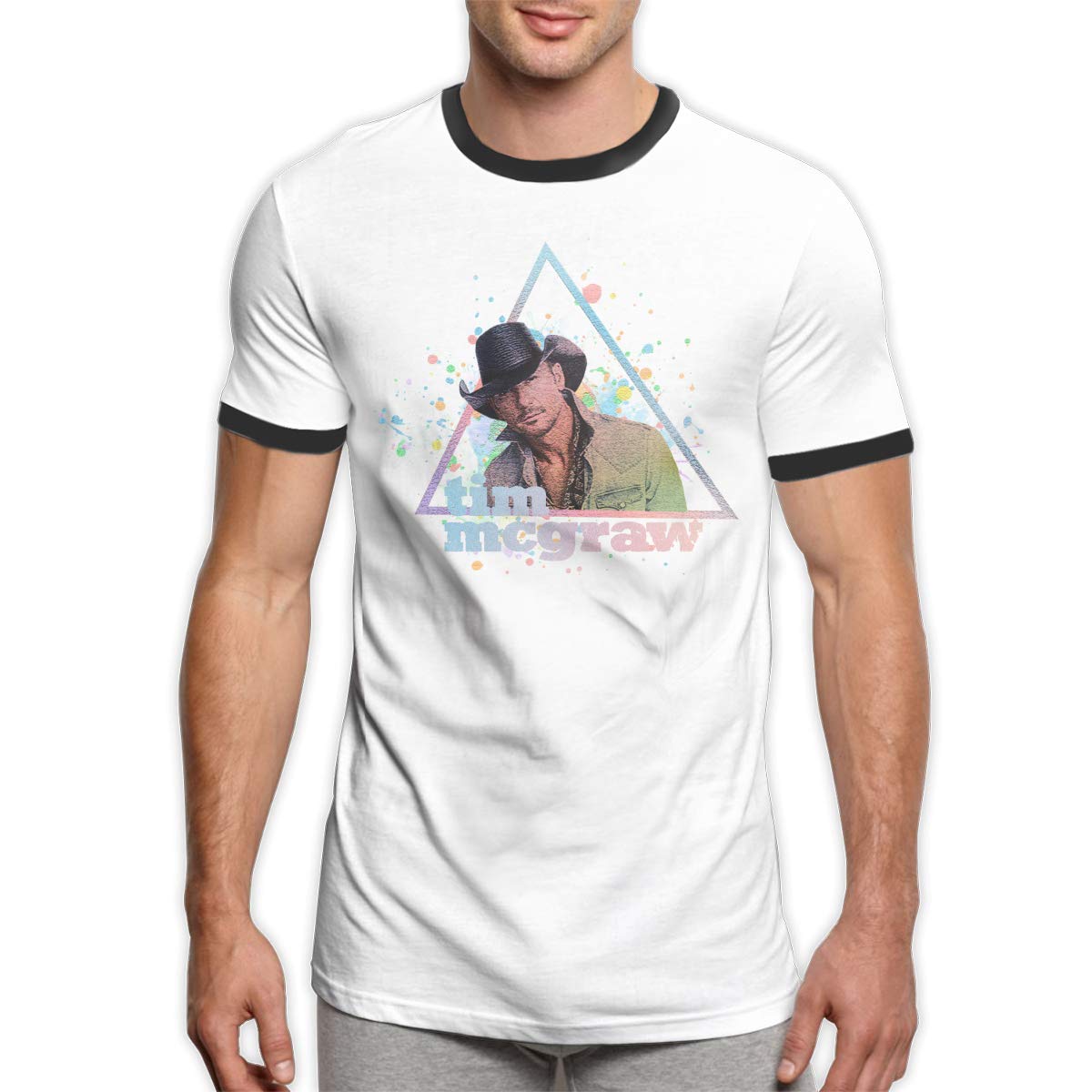  Ringer T-shirt Man Cycling T Shirts Short Sleeve Cycling Top