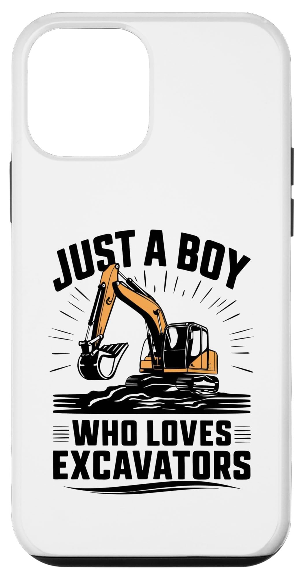 iPhone 12 mini Just A Boy Who Loves Excavators Case